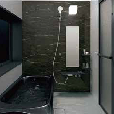 30%offのラベルと浴室