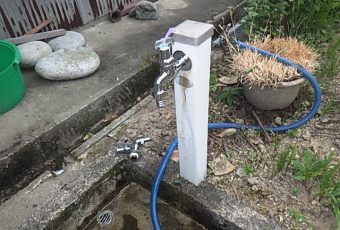 氷見市の小工事 「水栓柱の水栓交換」