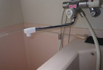 氷見市の修理・お直し 「浴室水栓のスパウト取れた修理」