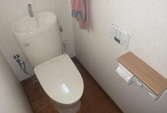 氷見市のトイレリフォーム 「トイレ交換♪温風乾燥&自動洗浄付！」