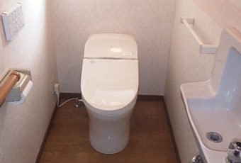 氷見市のトイレ交換 「TOTO　一体型トイレGG3」