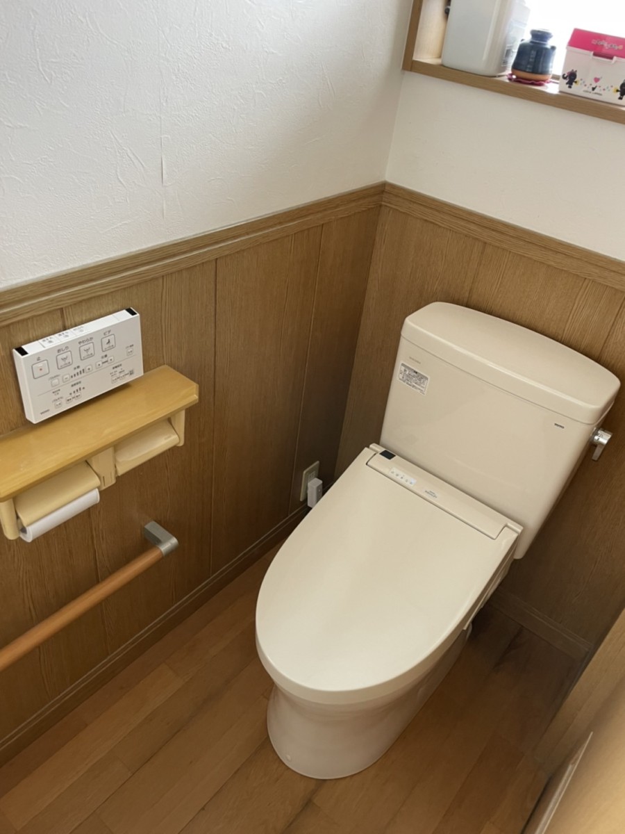 【氷見市】TOTOのトイレ交換工事「ピュアレストQR＋ウォッシュレットS1A」